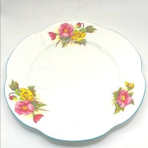 4 ~ 8” Shelley Begonia Pattern luncheon plates